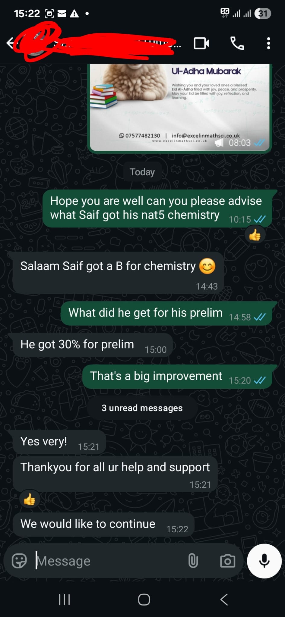 Parent WhatsApp review 2