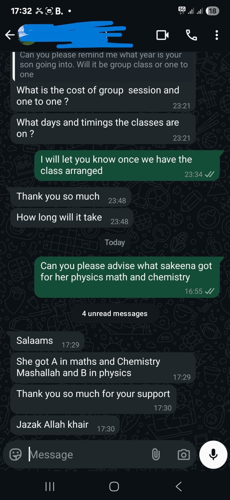 Parent WhatsApp review 8